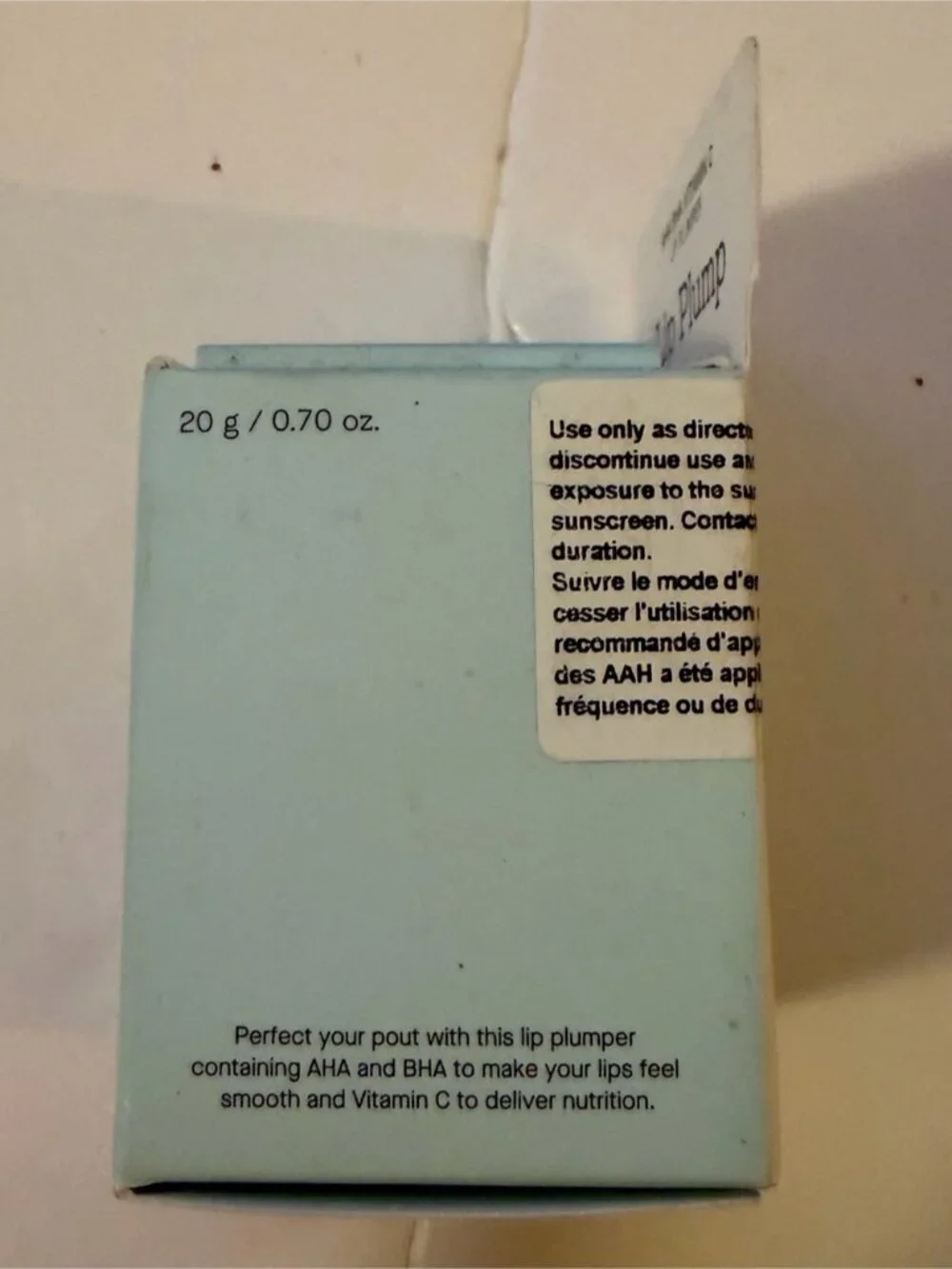 COSRX Lip Plump AHA BHA Vitamin C Lip Plumper 20g – New/Expired